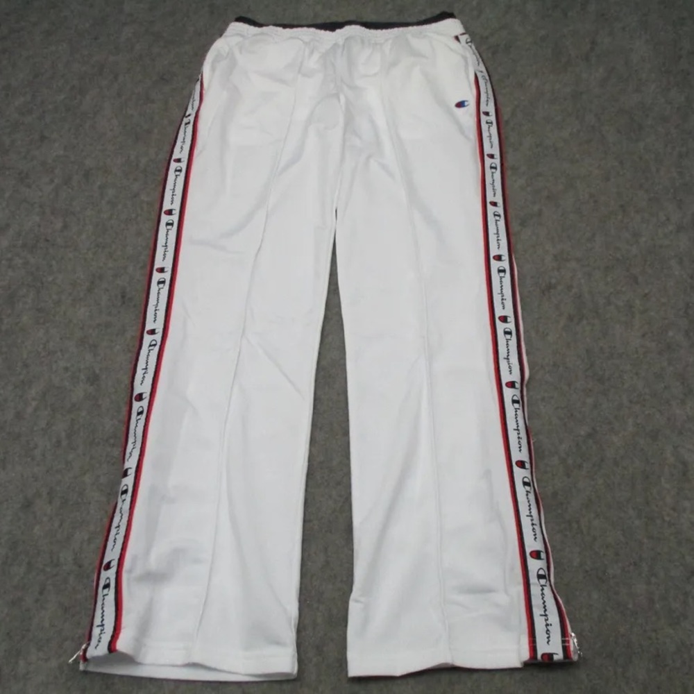 Unisex Champion White Sweat Pants